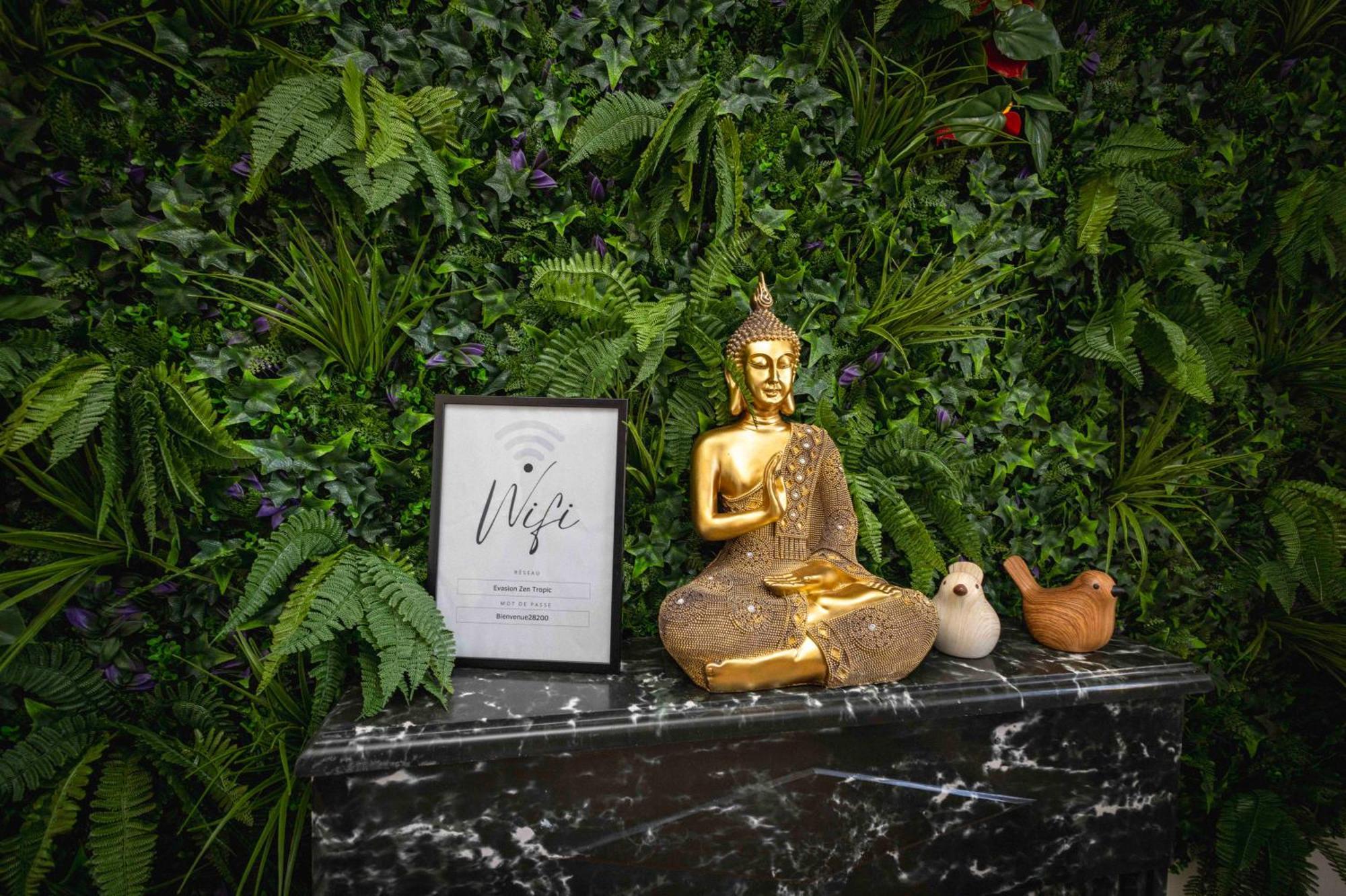 Evasion Zen Tropic Au Coeur De 샤토덩 외부 사진